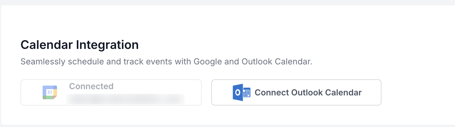 Calendar Integration